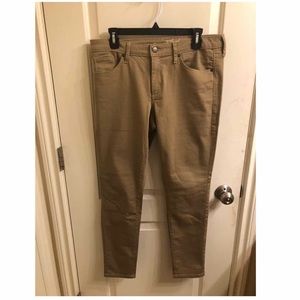 Universal Thread-Mid Rise-Slim-Khaki Tan Pants